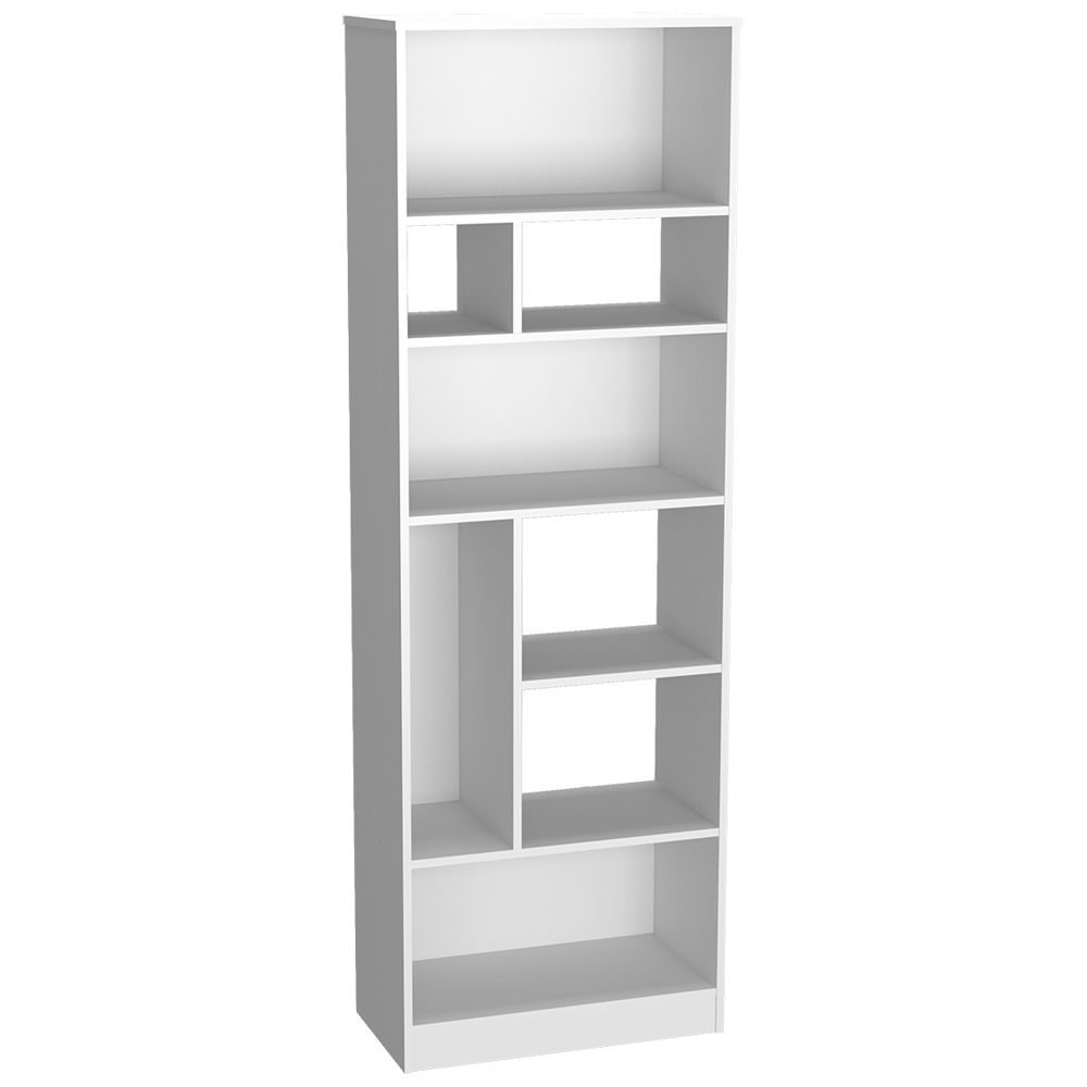 Estante Livreiro 8 Nichos B38 Branco NOVAM