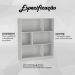 Estante Para Escritorio Gamer B25 Branco NOVAM