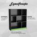 Estante Para Escritorio Gamer B25 Preto Verde NOVAM