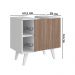 Gabinete e Armario Com Espelho Para Banheiro B95 Branco Montana NOVAM