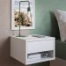 Mesa De Cabeceira Suspensa 1 Gaveta B87 Branco NOVAM