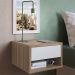 Mesa De Cabeceira Suspensa 1 Gaveta B87 Montana Branco NOVAM