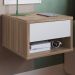 Mesa De Cabeceira Suspensa 1 Gaveta B87 Montana Branco NOVAM