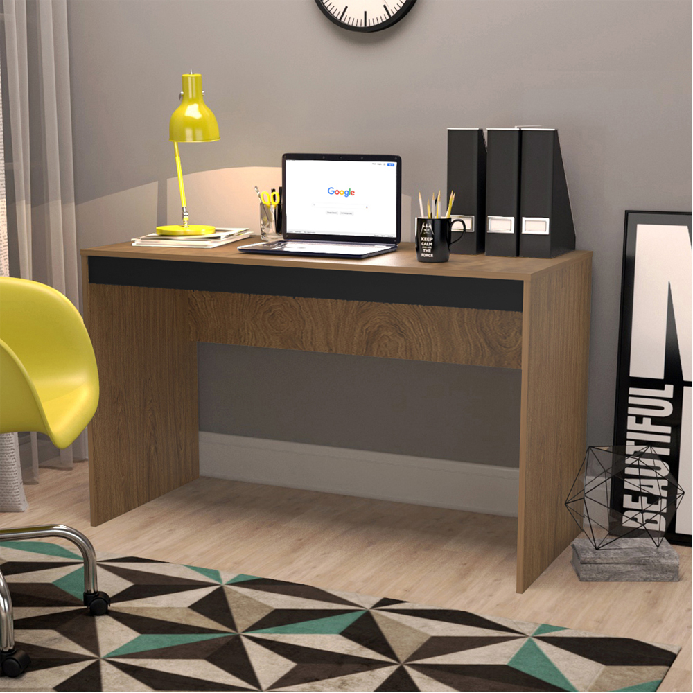 Mesa Para Escritorio Gamer B23 Mell Preto NOVAM