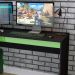 Mesa Para Escritorio Gamer B23 Preto Verde NOVAM