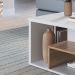 Mesa de Centro 1 Nicho E 1 Prateleira B92 Branco Montana NOVAM