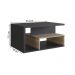 Mesa de Centro 1 Nicho E 1 Prateleira B92 Preto Montana NOVAM