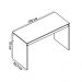 Mesa e Estante Para Escritorio Gamer B28 Branco NOVAM