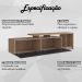 Rack Bancada Para TV 50 Pol 2 Portas B91 Montana Preto NOVAM