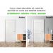 Boiserie Autocolante Roda Meio Porta Kit 60x80cm e 60x40cm