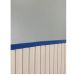 Eva Rodape Acabamento Ripado 2cm Autocolante Azul 2,5m