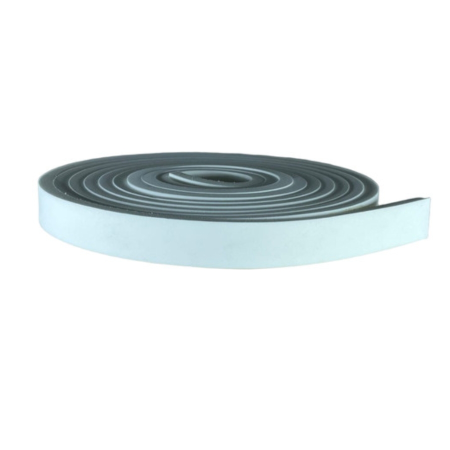 Eva Rodape Acabamento Ripado 2cm Autocolante Branco 2,5m