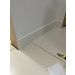 Rodapé Autocolante Flexível  - Boiserie Roda Meio Moldura Eva - 10cm 10 Metros
