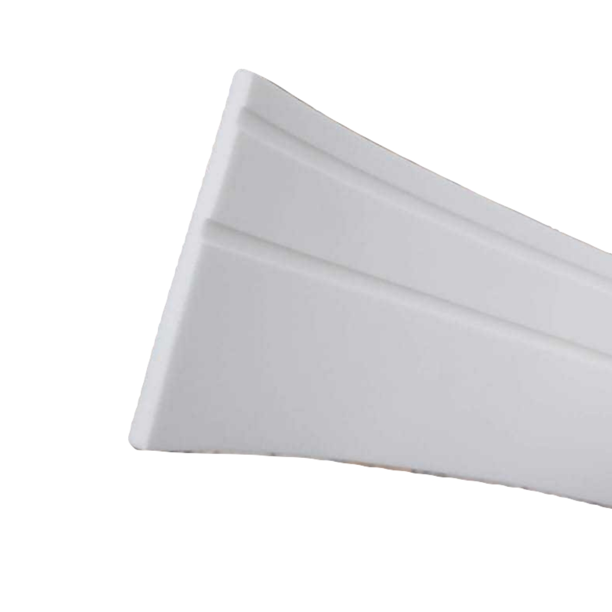 Rodapé Autocolante Flexível  - Boiserie Roda Meio Moldura Eva - 10cm 10 Metros