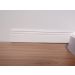 Rodapé Autocolante Flexível  - Boiserie Roda Meio Moldura Eva - 10cm 10 Metros