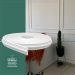 Rodapé Autocolante Flexível  - Boiserie Roda Meio Moldura Eva - 4cm 10 Metros