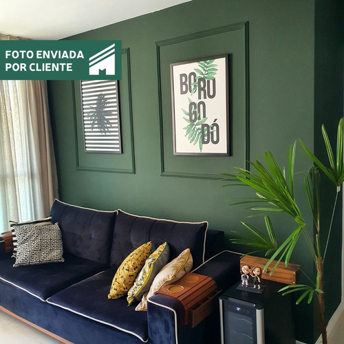 Rodapé Autocolante Flexível  - Boiserie Roda Meio Moldura Eva - 4cm 10 Metros
