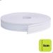 Rodapé Autocolante Flexível  - Boiserie Roda Meio Moldura Eva - 5cm 10 Metros