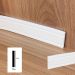 Rodapé Autocolante Flexível  - Boiserie Roda Meio Moldura Eva - 5cm 10 Metros