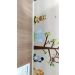 Rodapé Autocolante Flexível  - Boiserie Roda Meio Moldura Eva - 5cm 5 Metros