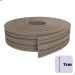 Rodapé Autocolante Flexível  - Boiserie Roda Meio Moldura Eva - 7cm 10 Metros