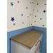 Rodapé Autocolante Flexível  - Boiserie Roda Meio Moldura Eva - 7cm 10 Metros