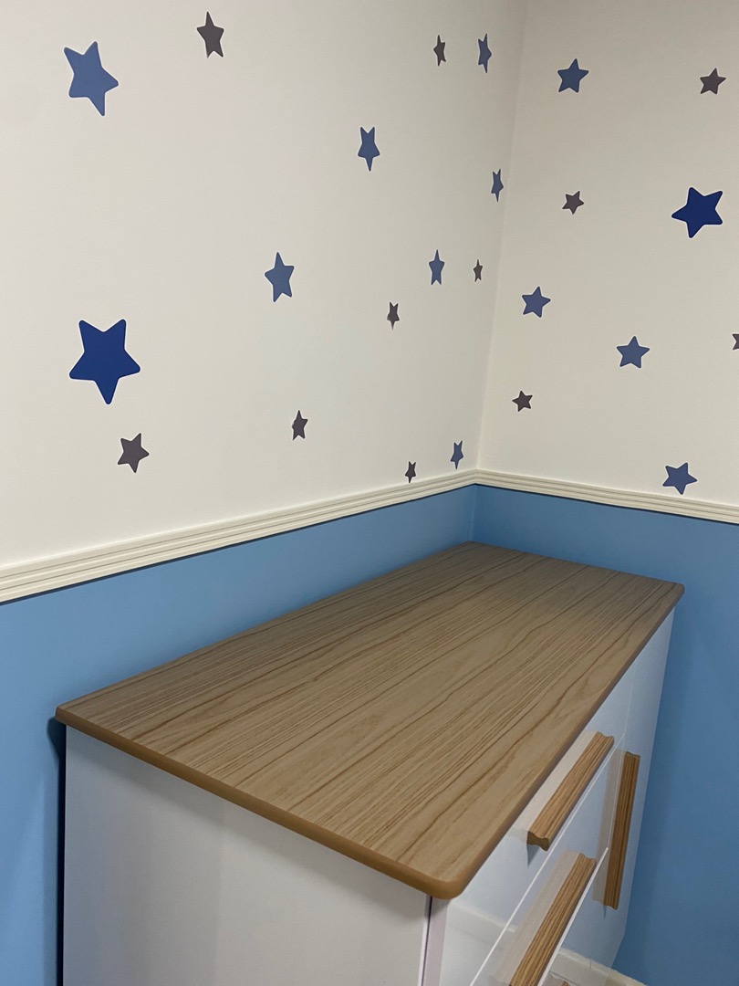 Rodapé Autocolante Flexível  - Boiserie Roda Meio Moldura Eva - 7cm 10 Metros