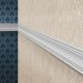 Rodapé Autocolante Flexível  - Boiserie Roda Meio Moldura Eva - 7cm 10 Metros