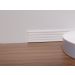 Rodapé Autocolante Flexível  - Boiserie Roda Meio Moldura Eva - 7cm 10 Metros