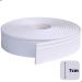 Rodapé Autocolante Flexível  - Boiserie Roda Meio Moldura Eva - 7cm 5 Metros
