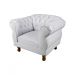 Kit 2 poltronas Chesterfield Capitonê Elisabeth Corano  Branco Decoração, Recepção, Salas de Tv e Estar
