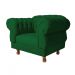 Kit 2 poltronas Chesterfield Capitonê Elisabeth Suede Verde Bandeira Decoração, Recepção, Salas de Tv e Estar