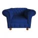 Kit Duas Poltronas Chesterfield Capitone Luis XV Suede Azul Marinho / Decoracao, Sala tv estar, barbearia
