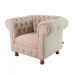 Kit Duas Poltronas Chesterfield Capitone Luis XV Suede Bege / Decoracao, Sala tv estar, barbearia