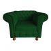 Kit Duas Poltronas Chesterfield Capitone Luis XV Suede Verde Musgo / Decoracao, Sala tv estar, barbearia