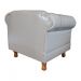 Poltrona Chesterfield Duque Com Capitonê Para Sala, Tv, Estar, Recepção - Corano Bege