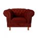 Poltrona Chesterfield Duque Com Capitonê Para Sala, Tv, Estar, Recepção - Suede Bordô