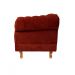 Poltrona Chesterfield Duque Com Capitonê Para Sala, Tv, Estar, Recepção - Suede Bordô