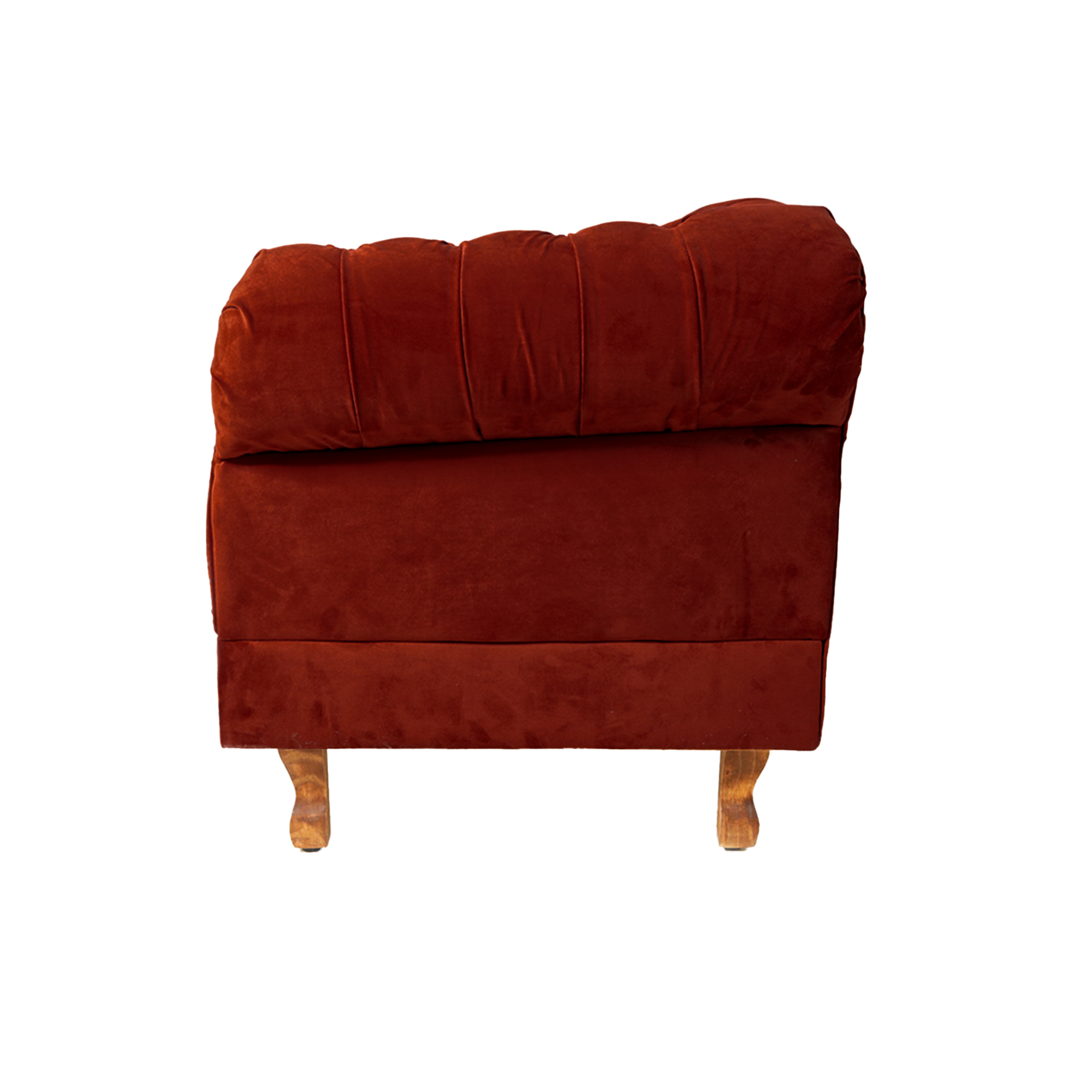 Poltrona Chesterfield Duque Com Capitonê Para Sala, Tv, Estar, Recepção - Suede Bordô