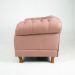 Poltrona Chesterfield Duque Com Capitonê Para Sala, Tv, Estar, Recepção - Suede Rosê
