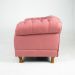 Poltrona Chesterfield Duque Com Capitonê Para Sala, Tv, Estar, Recepção - Suede Rosa