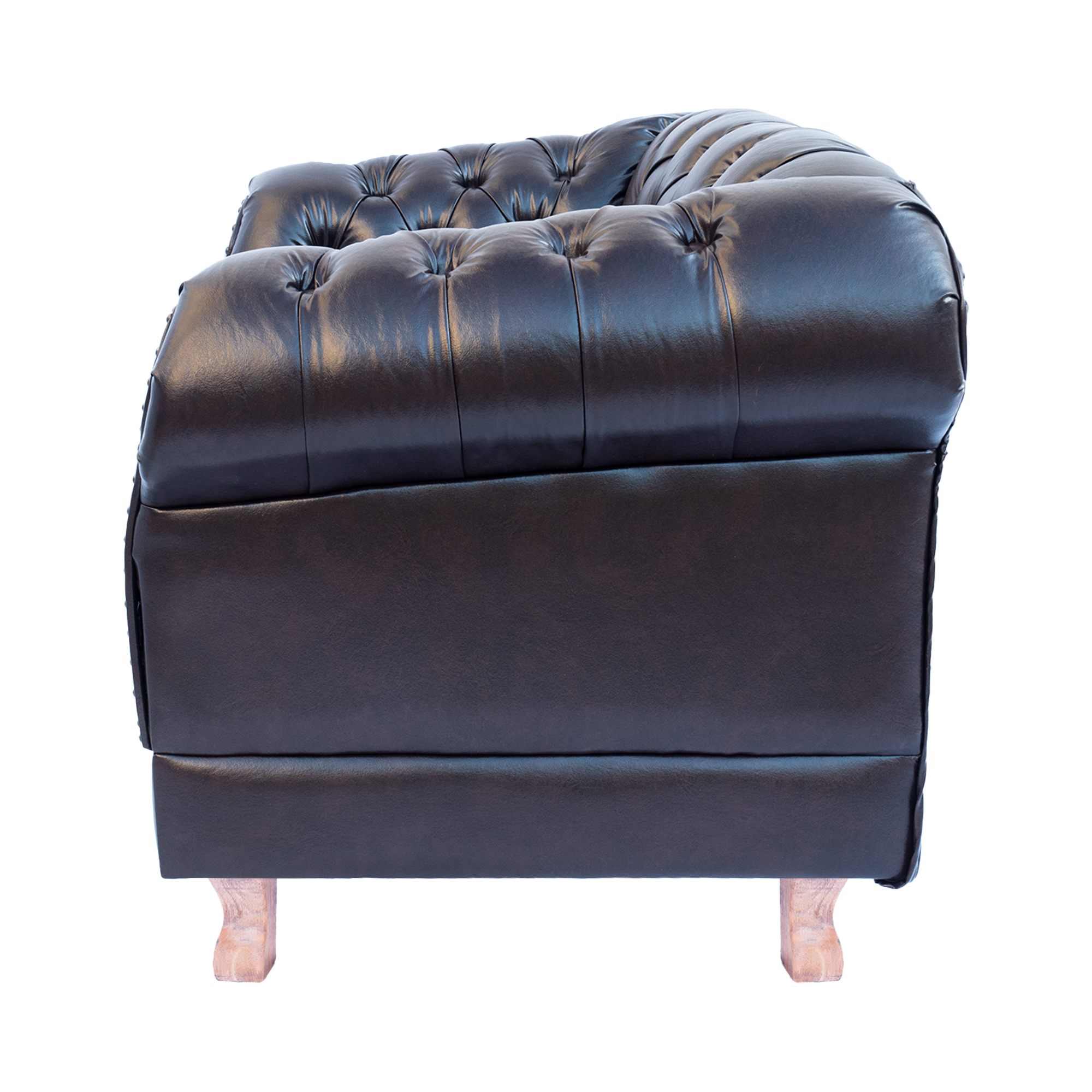 Poltrona Chesterfield Duque Com Capitonê Para Sala, Tv, Estar, Recepção, Barbearia - Corano Café