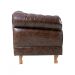 Poltrona Chesterfield Duque Com Capitonê Para Sala, Tv, Estar, Recepção, Barbearia - Corano Marrom
