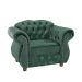 Poltrona Chesterfield Merlo Suede Verde Musgo