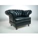 Poltrona Imperador Chesterfield Bergere - Corano Preto