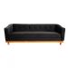 Sofá Aruam 2M Suede Preto Sala/Recepção