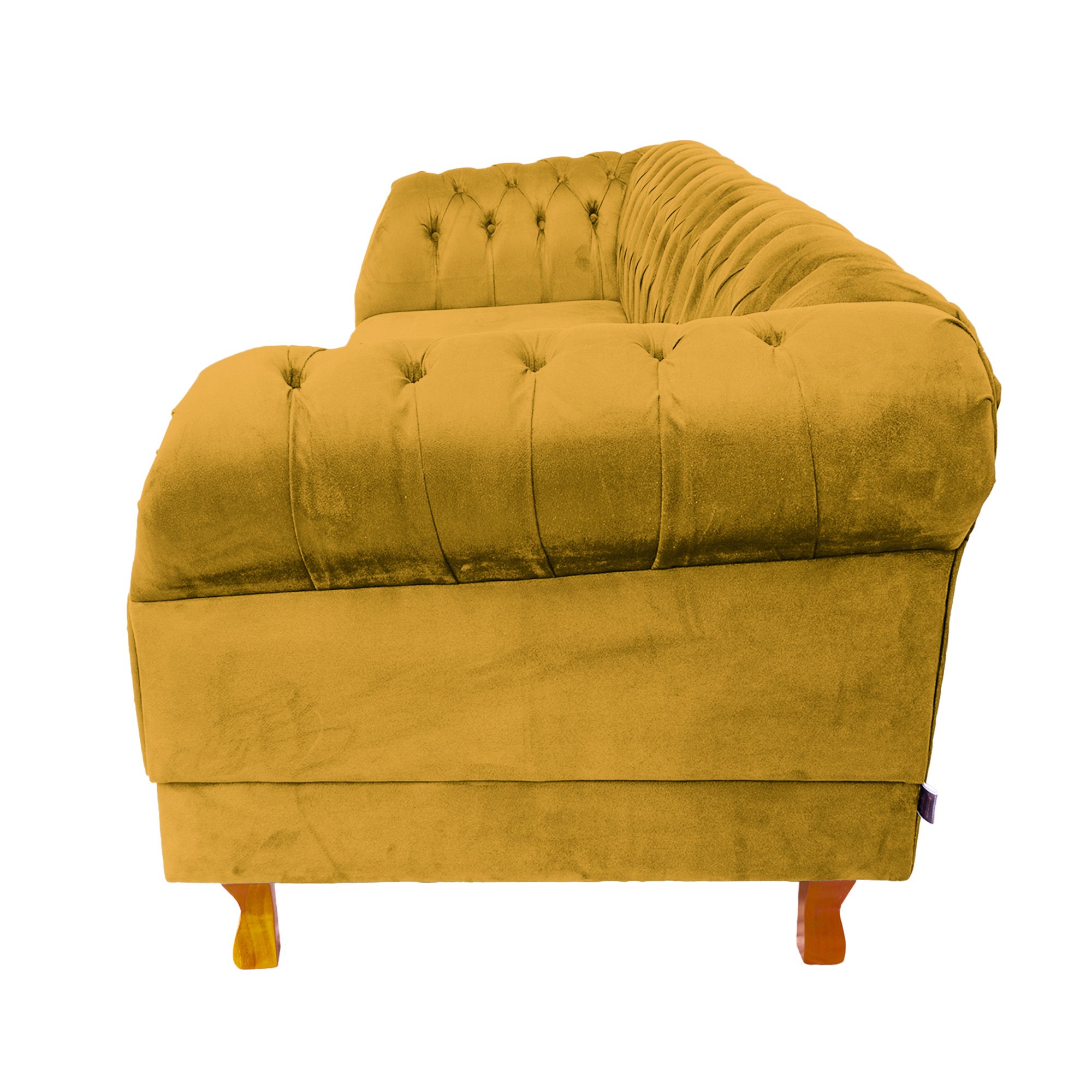 Sofá Chester Field Duque Amarelo Sala/Recepção