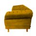 Sofá Chester Field Duque Suede Amarelo Ouro Sala/Recepção