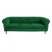 Sofá Chester Field Duque Suede Verde Bandeira Sala/Recepção