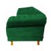 Sofá Chester Field Duque Suede Verde Bandeira Sala/Recepção
